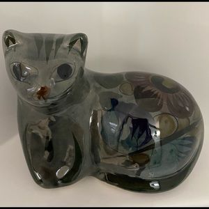 Tonala Mexican pottery cat